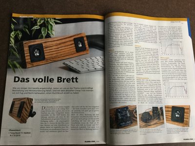 De klang&amp;ton met het project waarvoor de Bluetooth module is gebruikt