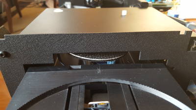 Disk lade met ,ik denk gemodificeerde disk pick up van carbon