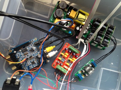 Test unbalanced2balanced converter buffer