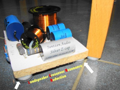 Luidspreker filter met LCRR