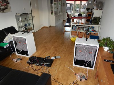 2 cm dik vilt door de verstevigingen heen te vlechten. Handig voor een lokale aanpassing indien nodig