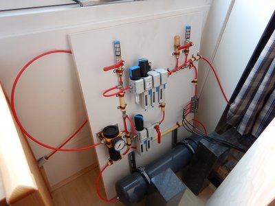 2e pneumatiekplank; de verdeling