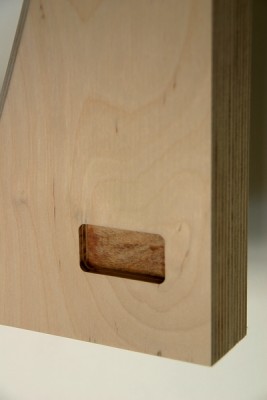 Uitsparing voor connector blok