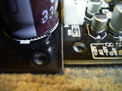 verschil in afstand, 3 mm.