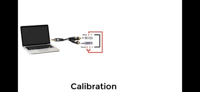 Loopback calibratie kabel