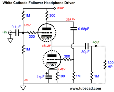 White Cathode Follower Headphone Driver.png