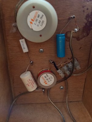 Filter van de oude speaker