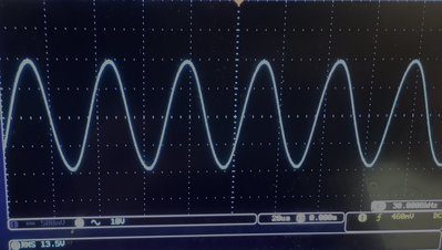 13.5 Volt RMS  30KHz