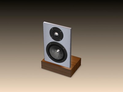ALU plaat 15mm - totaal gewicht speaker 6 KG