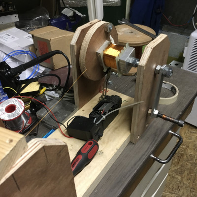 Wikkel machine