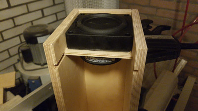 Woofer zonder cilinderbouten want geen 25mm plus in M4 bij de hand