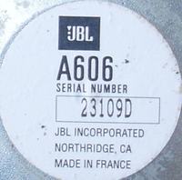 JBL LX 750 A606 Bass / Mid