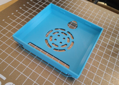 LCD back cover, op printbed