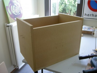 bekisting van de woofer