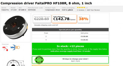 Faital HF108R prijs bij TLHP met account.JPG