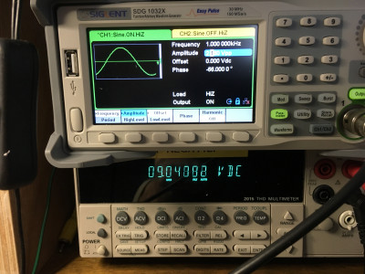 Tafelmultimeter 9 mA G2 stroom 2,1 Volt LF Sturing