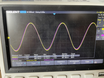 Signaal bij 1Khz