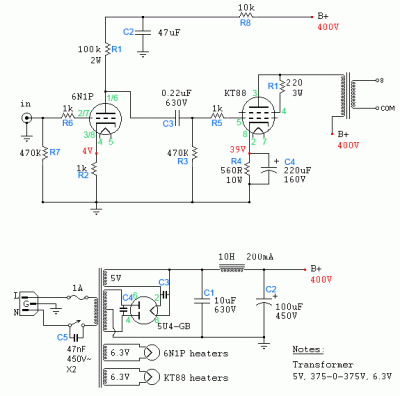 KT88 SE Triode.gif