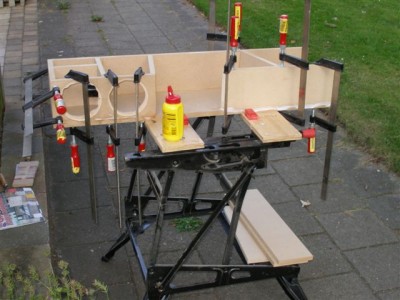 verder plakken..