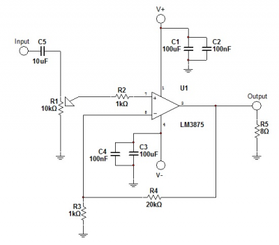 LM3875 chipamp