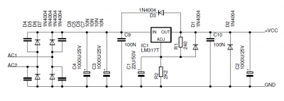 12V MiniDSP, etc voeding