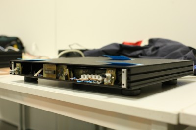 Een ESS-Sabre 32 dac. Ik heb deze helaas niet in actie gehoord