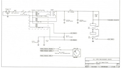 Schema voeding 807-SE, ontwerp Gordon Rankin (publicatie in SP 02/92)
