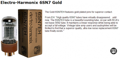 EH 6SN7 Gold