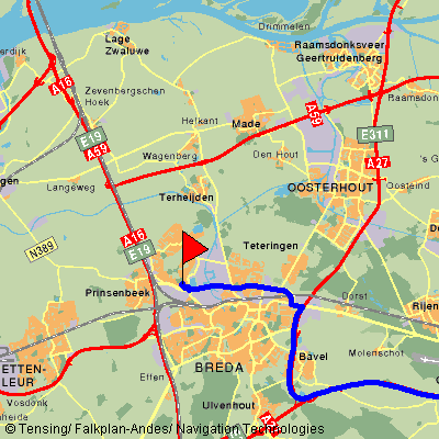 Dit is vanuit eindhoven gerekend.....