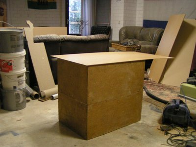 oude kast, met nieuw MDF
