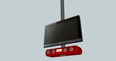 Hier een voorbeeld van de soundbar.