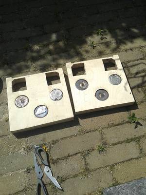En alle gaten zijn vol. nu maar een tijd laten afkoelen, dat gaat niet zo snel in een blok hout.