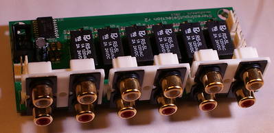 Stereo Input Selection connector zijde