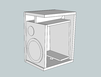 Idee (ext. afmetingen ongeveer hbd 41x24x28 cm)