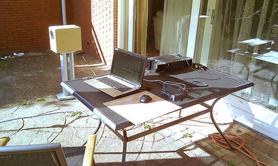 Werkplek buiten