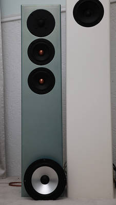 De AL170 voor mijn groene speaker met FR125SR en een 34mm Audax tweeter.