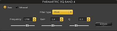 Tweeter equalizer stap 2