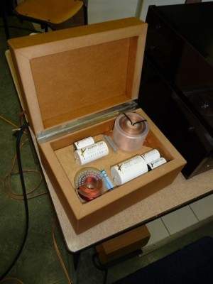 He filter van Carlo z'n kleine zilveren monitoren.