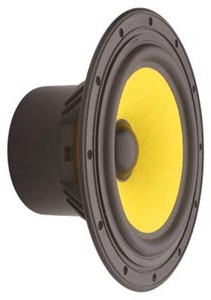 F8 Bass-Midrange - technical data <br />Diameter x hoogte (mm) 217 x 106 <br />Nominal Impedance (Z) 8 ohm <br />Resonance Frequency (Fs) 36 Hz <br />Nominal Power Handling (Pnom) 60 watt <br />Max Power Handling (Pmax) 120 watt <br />Sensitivity (2.83v/1m) 87 dB <br />Weight (M) 2.9 kg <br />V
