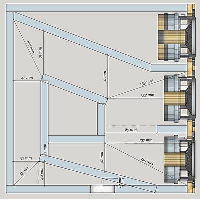 de lengtes staan in een ander plaatje, samen werd er niet overzichtelijker van plus dat sketchup op het punt van bematen en snap-to toch wel z'n beperkingen heeft
